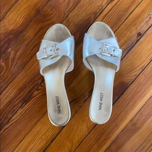 Nine West Gold Sandals